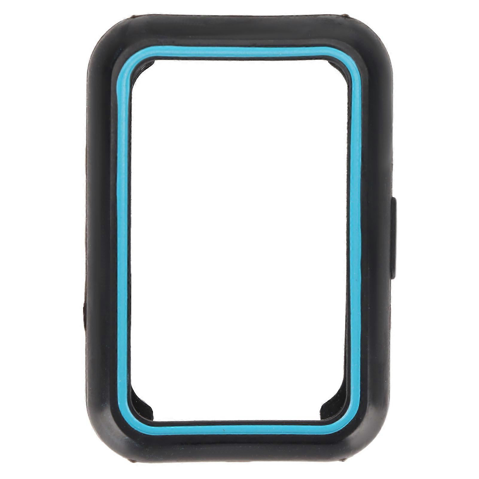 TPU Full Screen Protector Shell Bumper Case Soft Protective Cover for Huawei Watch FITBlack Blue