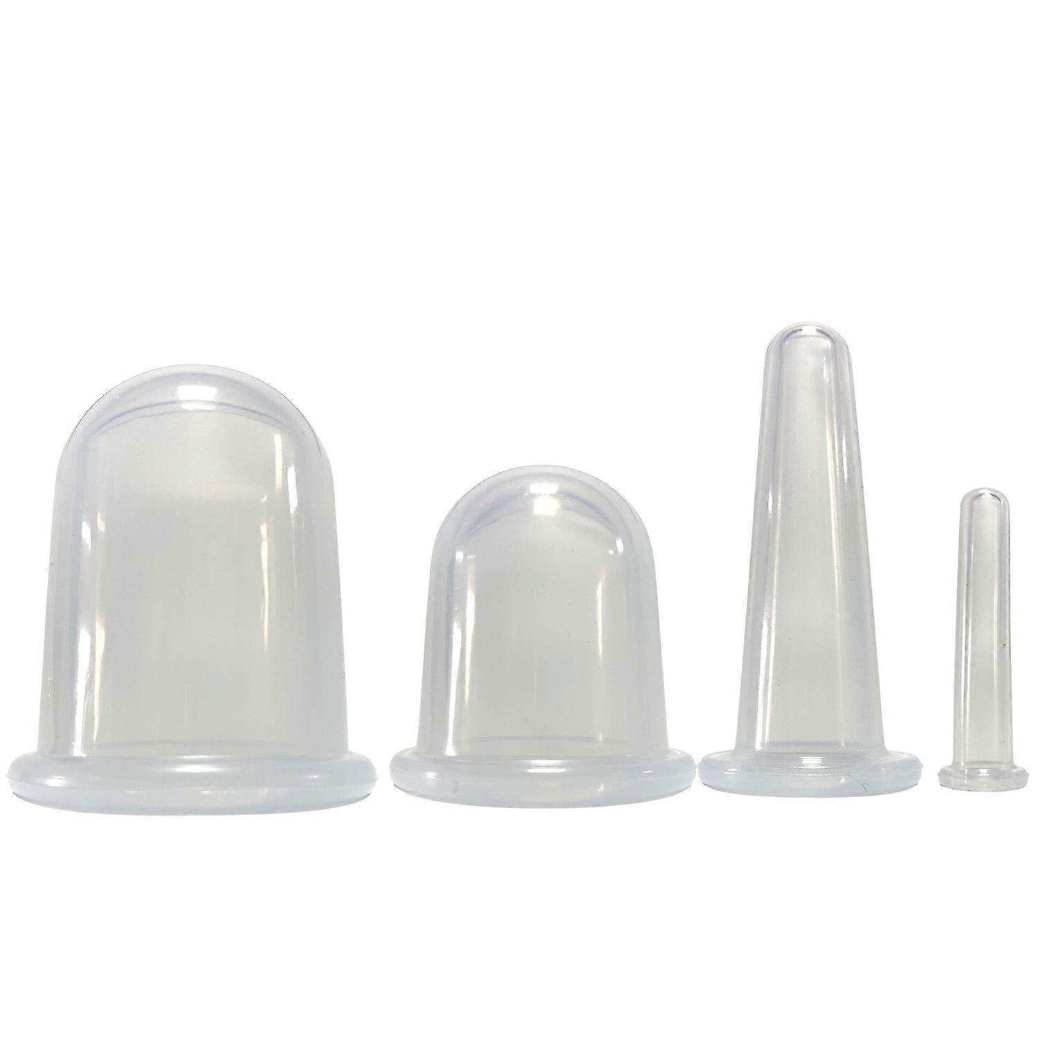 Silicone cupping household transparent (four-piece opp set)