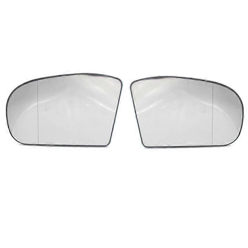 1 Pair Right and Left Side Rearview Mirror Glass Len Replacement for W203 W211 2038100121 203810102
