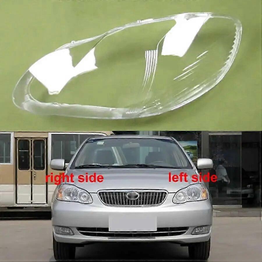 For Toyota Corolla EX 2003 2004 2005 2006 2007 2008 2009 Transparent Lampshade Lamp Shell Masks Headlamp Cover Plexiglass