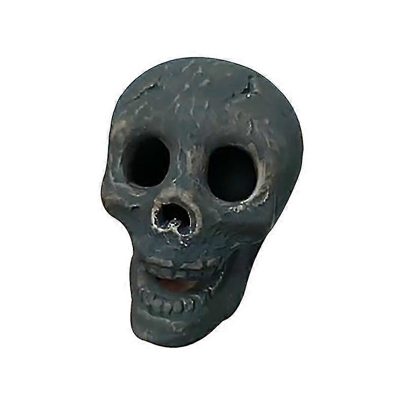 Halloween Ceramic Soil Clay Horror Skull Fire Pit Fireplace Burning