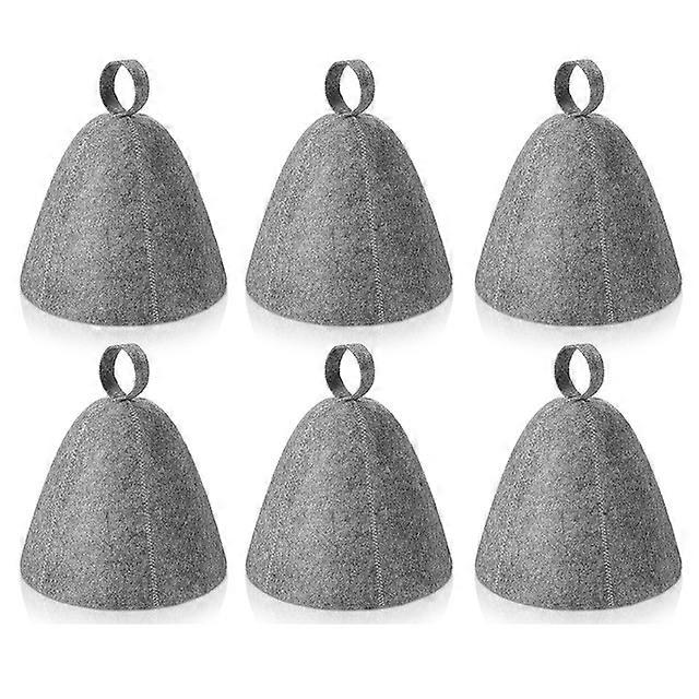 3/6 Pcs Sauna Hat Felt Bath Hat Wool Banya Hat