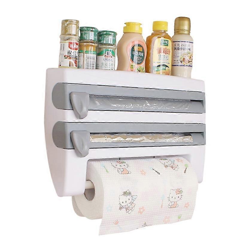 Wall mount towel holder
