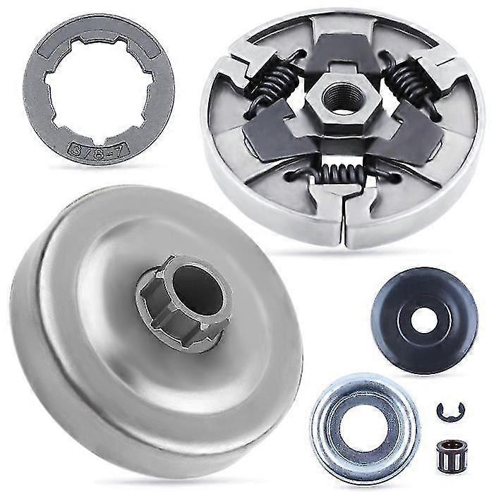 3/8"-7 Clutch Drum Rim Sprocket Kit For Stihl Ms660 066 064 Ms640 Ms661 Chainsaw Spare Parts With