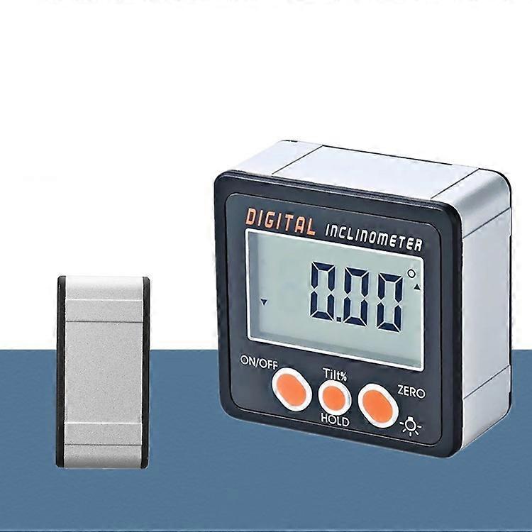 Inclinometer, Ip54 Precision Electronic Digital Display, 4*90 Protractor Angle Cassette With Backlight For Measuring Angle And Slope