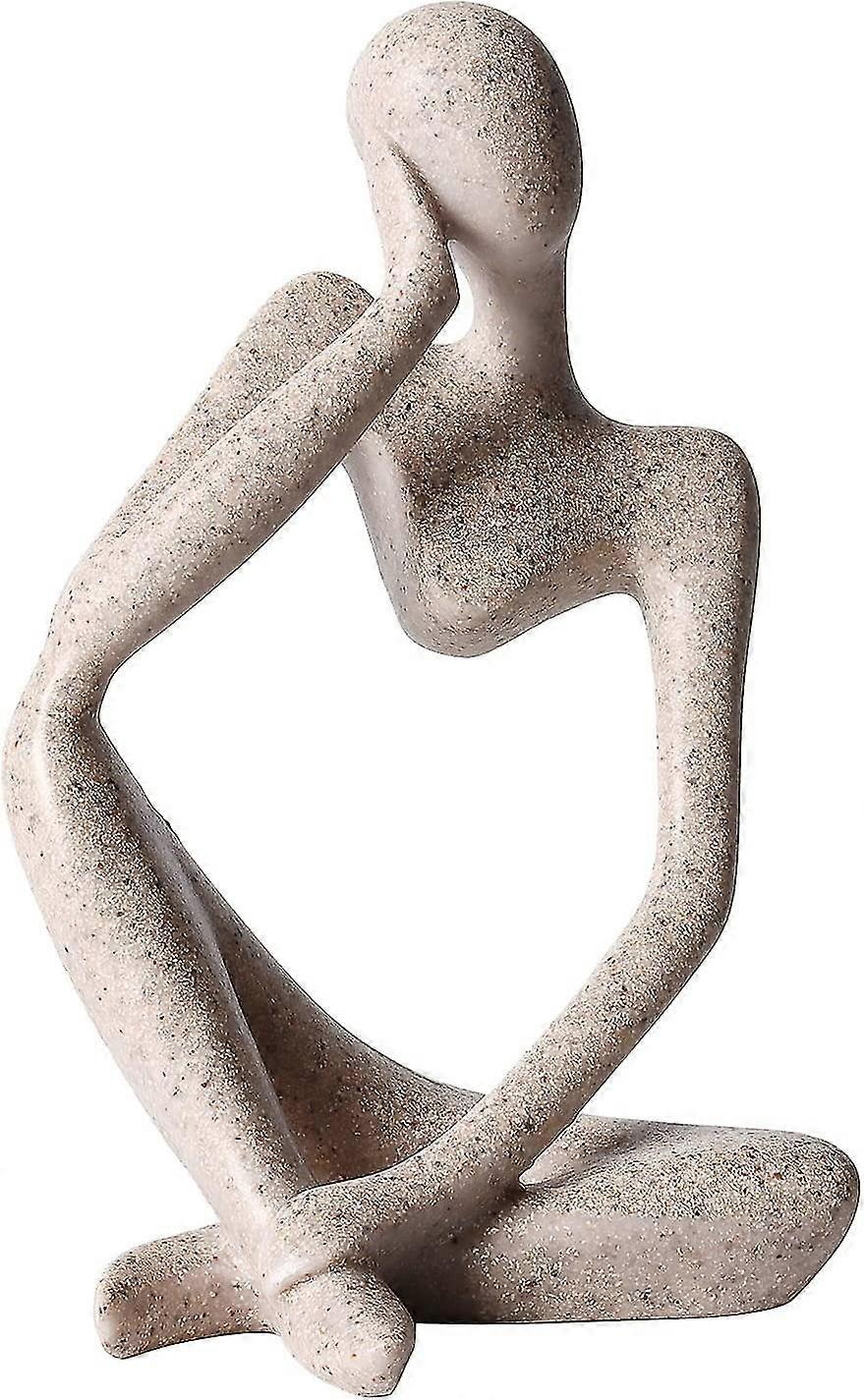 Mini Abstract The Thinker Statue For Modern Decor