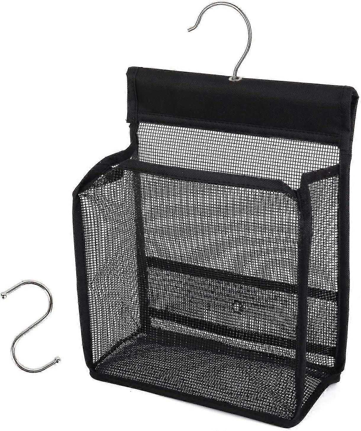 Hanging Mesh Shower Caddy College With Hooks, Bath Baskets Organizer Storage