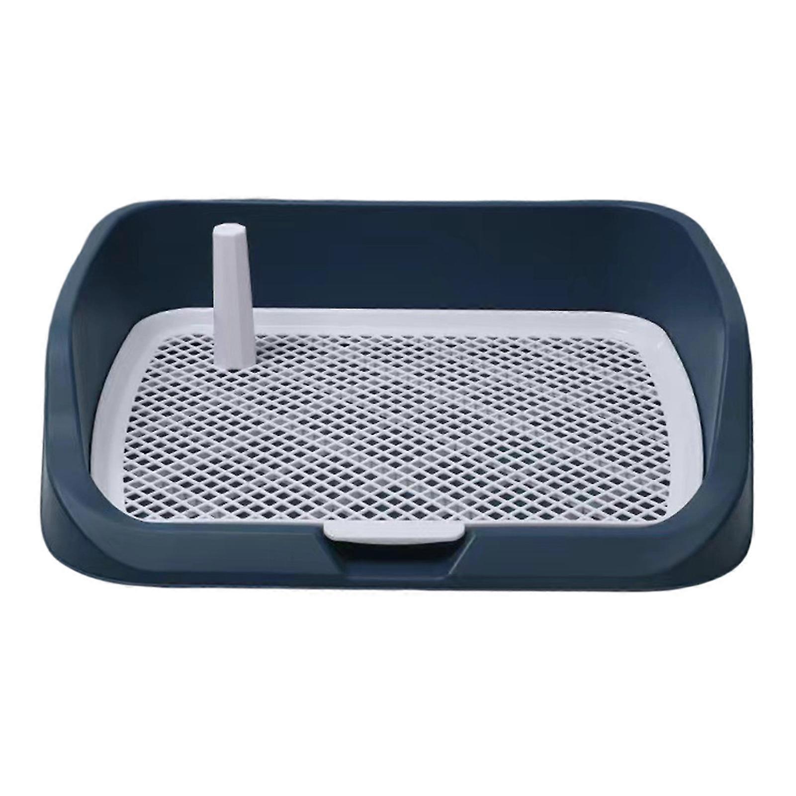 Μεγάλη τουαλέτα σκύλου με πλέγμα στήλης Pet Dog Training Toilet Multipurpose Pet Potty Tray-Good
