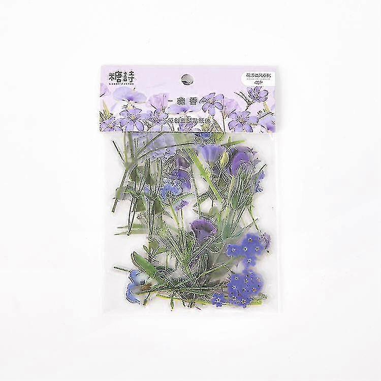 lovely floral flower diary sticker