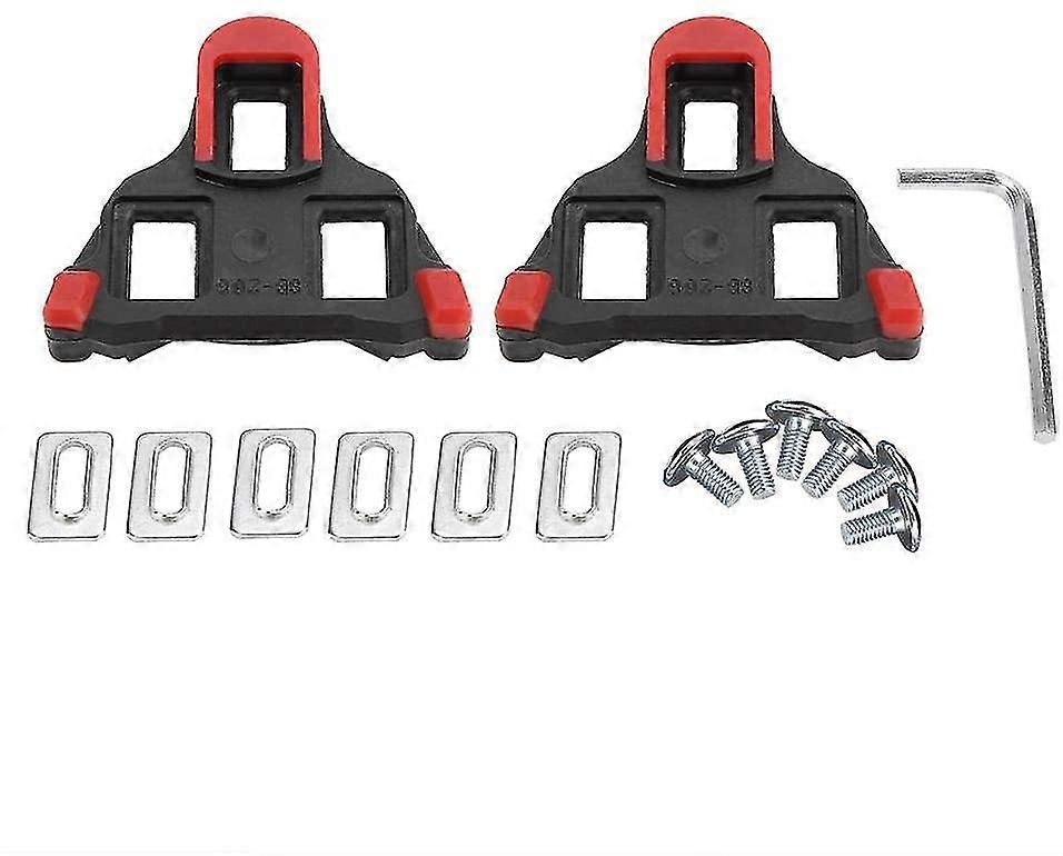 bicycle pedal plates for road cycling, 1 pair