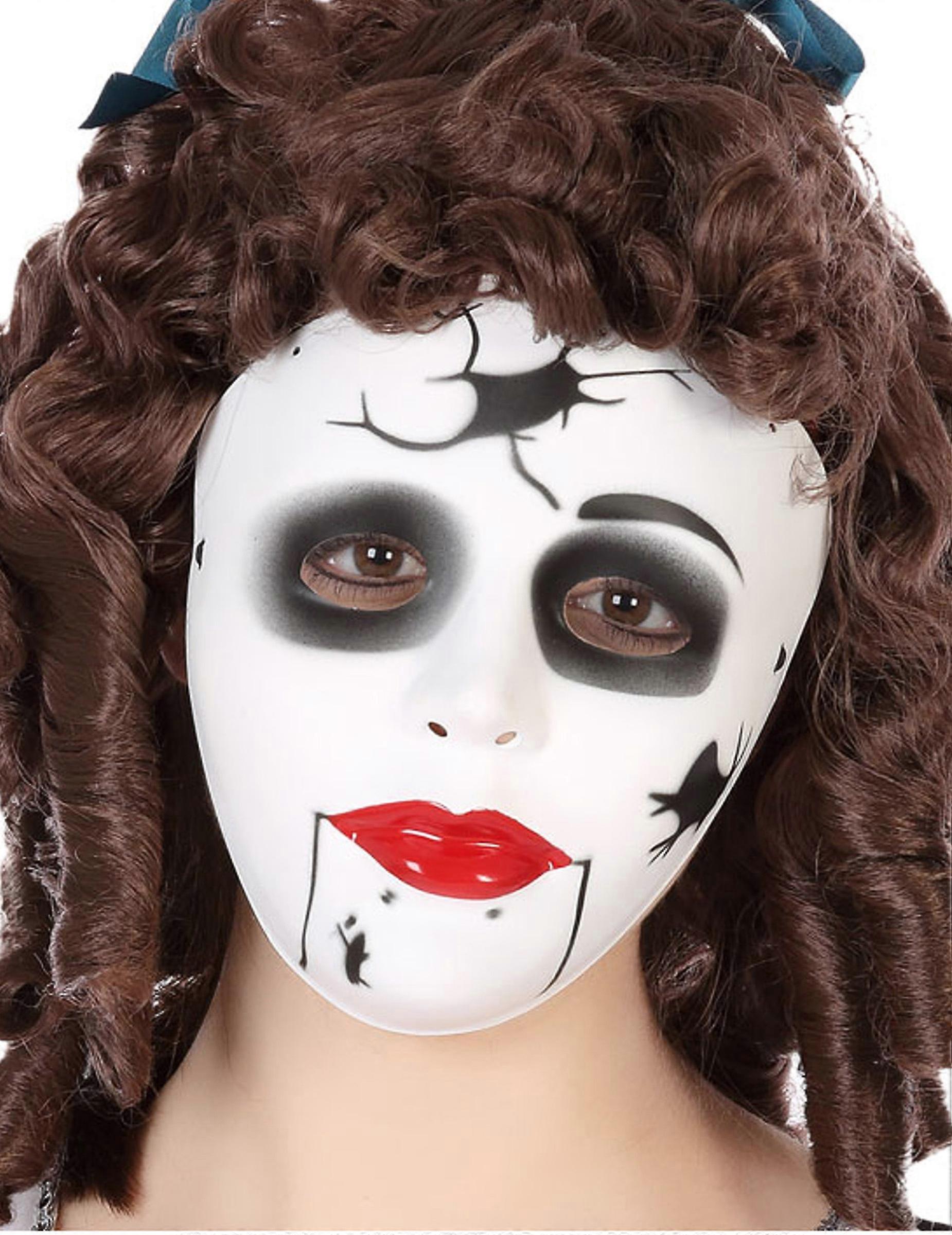 Adult cracked doll mask