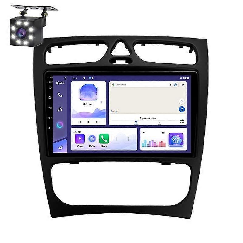 Android 14 Car Radio For Mercedes Benz C Class S203 CL203 2000-2004 Auto Multimedia Player