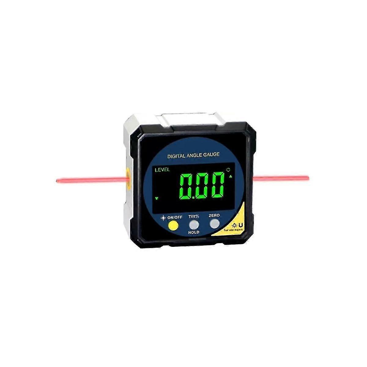 Digital Angle Finder-gauge 4 Side Magnets Magnetic Level Protractor Inclinometer Usb Rechargeable F