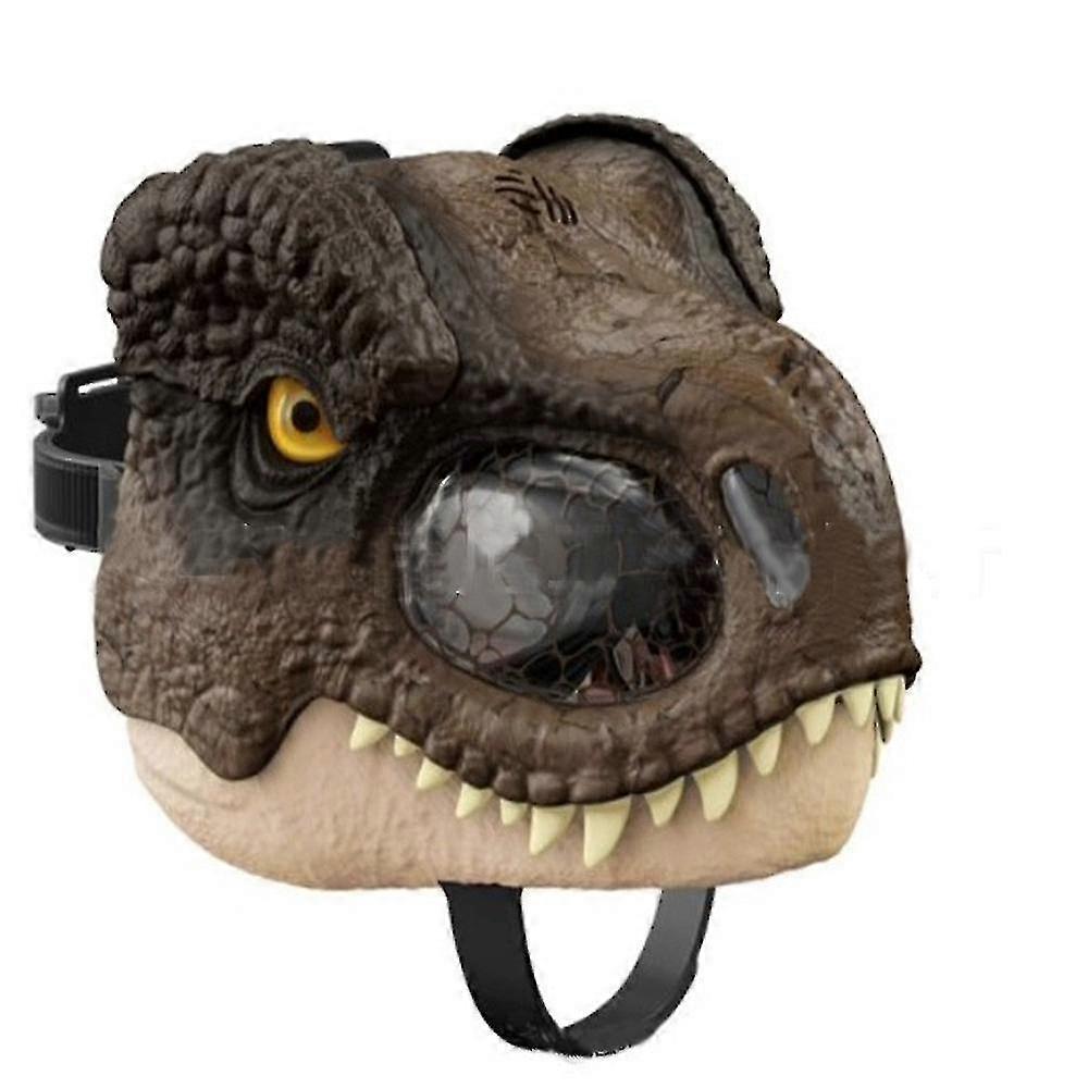 Jurassic World Dinosaur Cosplay Mask med rörlig mun