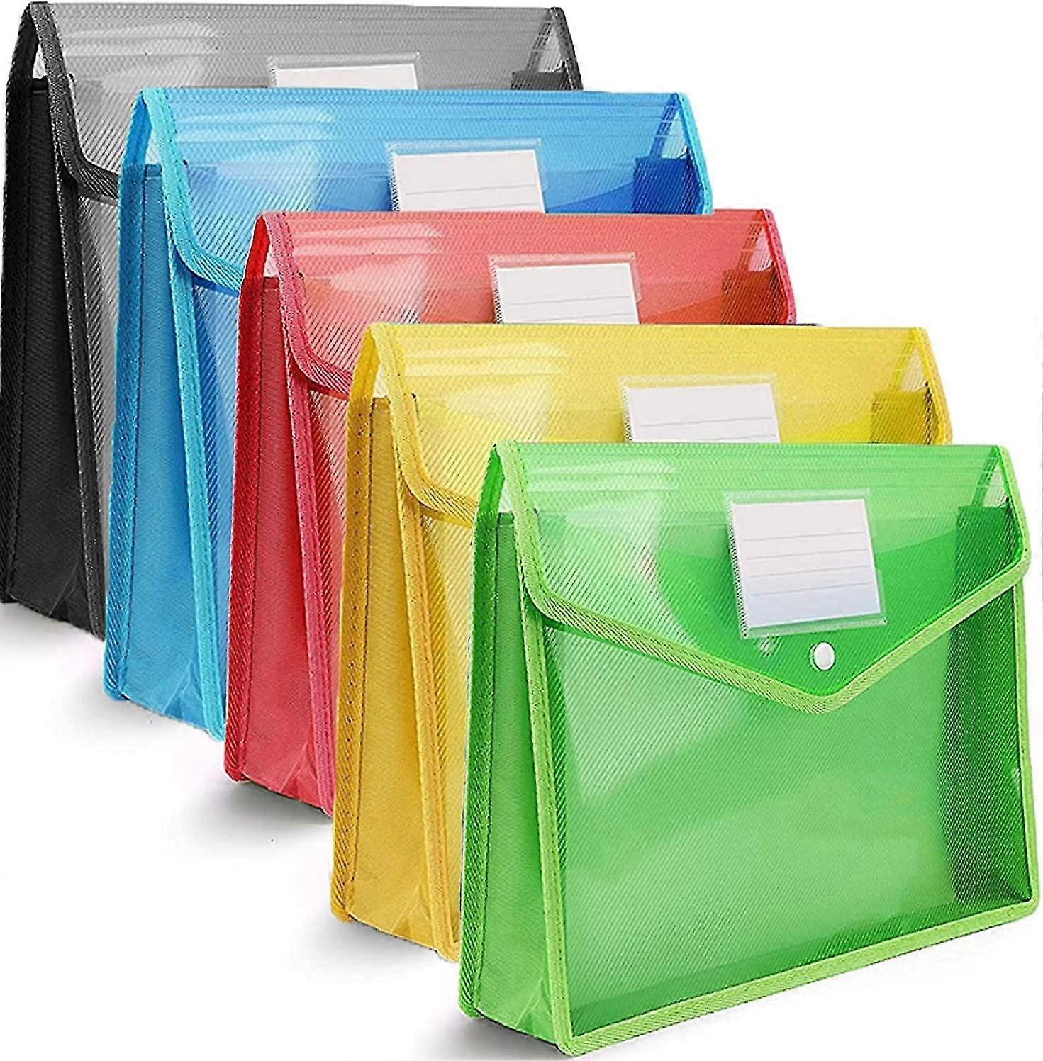 Plastic Expansion Folder, A4 Letter Size Accordion Folder Paper Organizer Waterproof Expandable