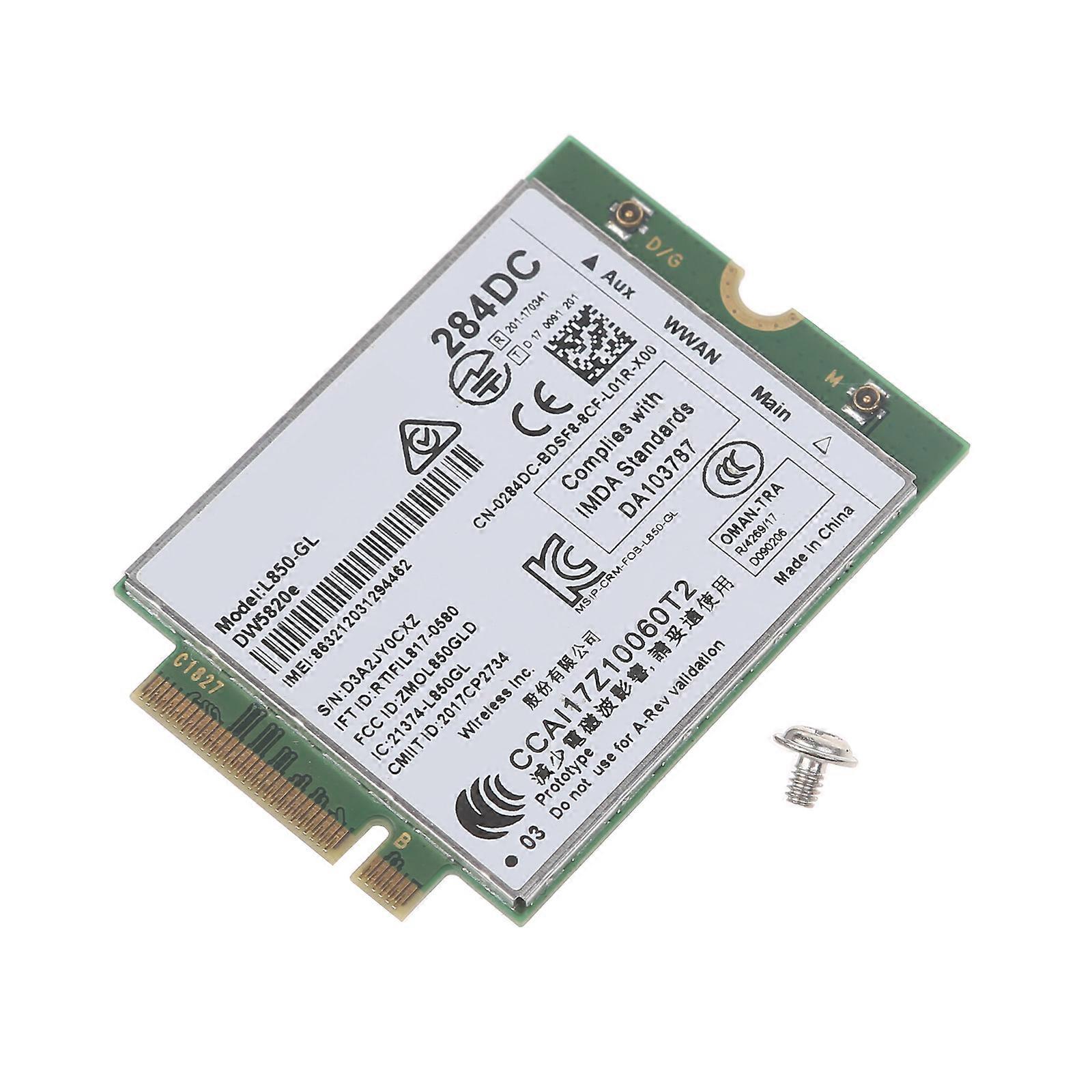 4G Wlan Module Card DW5820e 0284DC 284DC WWAN ForDell Laptop Network Adapter