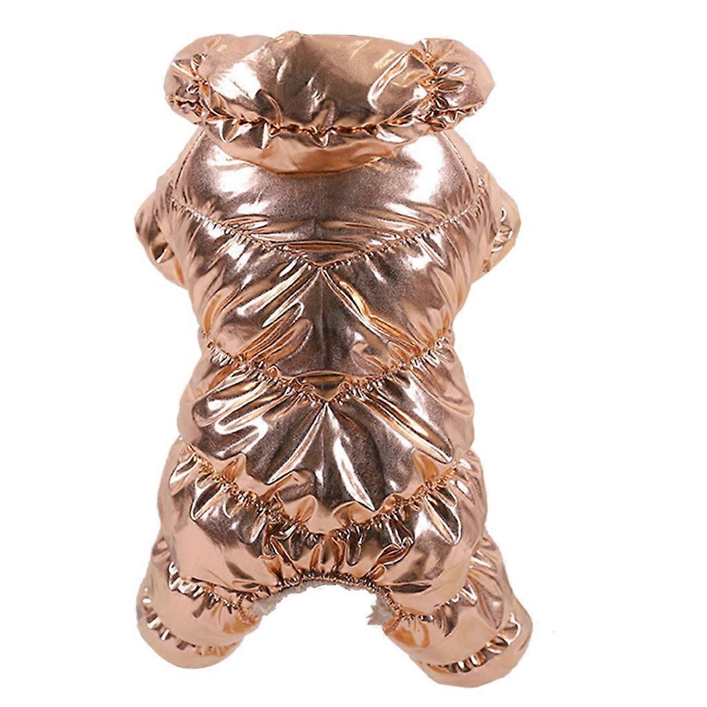 Vattentät Hund Jackor Vinterkläder Höghalsad Pet Kitten Kläder Kostym