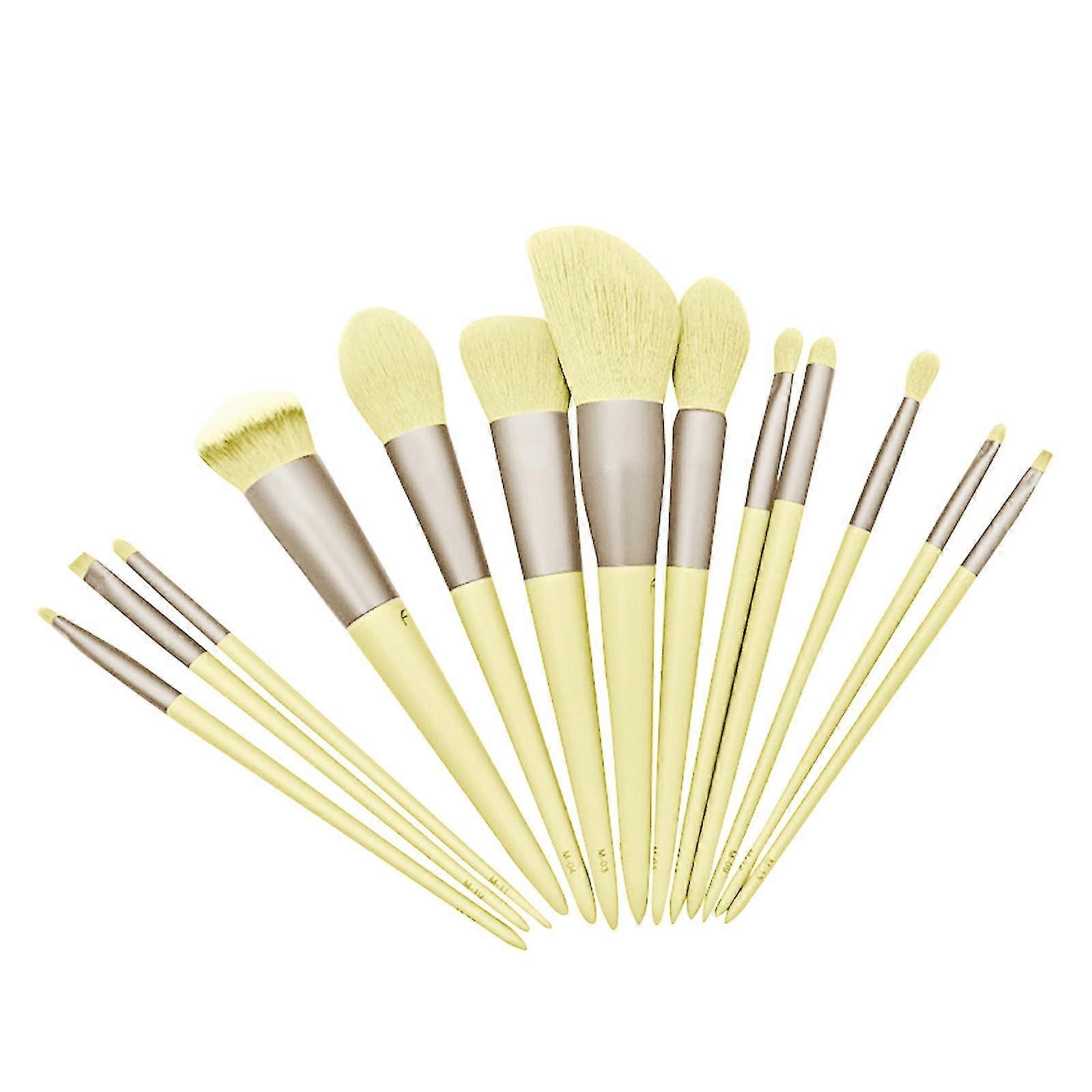 Mode Draagbare Make-up Borstel Set Foundation Brush Eye Shadow Brush Set 13pc