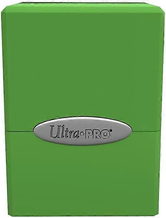 Satin Cube Deck Box - Lime Green