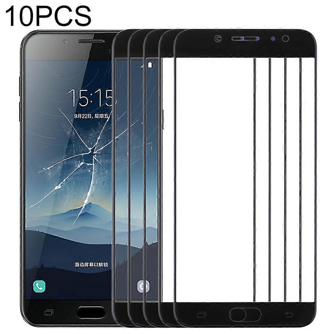 10 PCS Front Screen Outer Glass Lens for Galaxy C8 / C7100