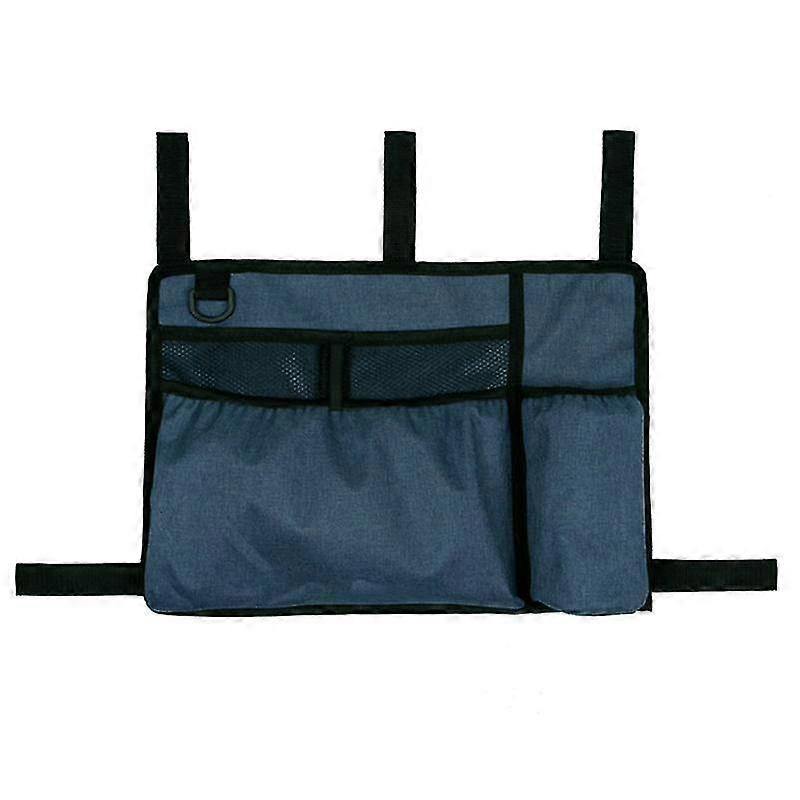 Storage Bag Portable Reusable Durable Convenient with Multi Pockets Wear-resistant Oxford Cloth Roll