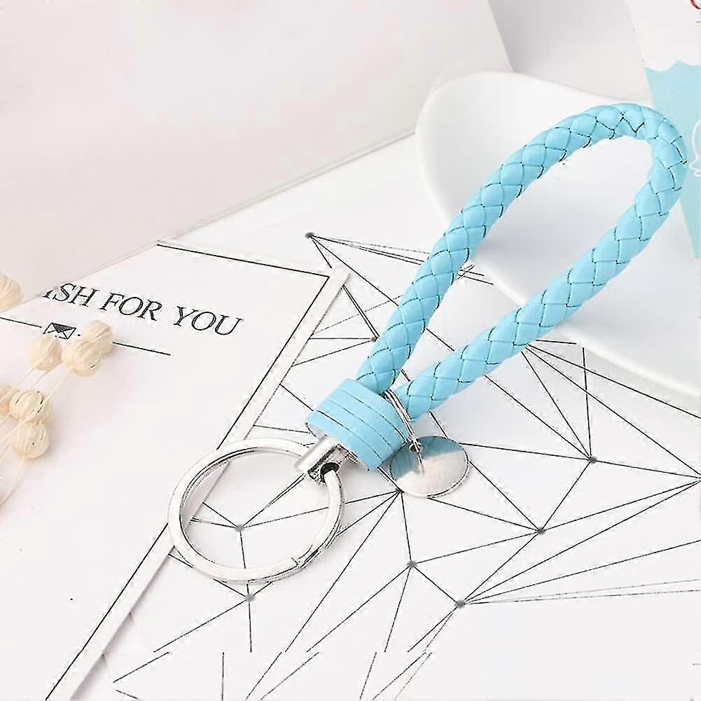 Key Chain Hand-woven Leather Key Chain Simple Car Key Chain Accessories Key Chain