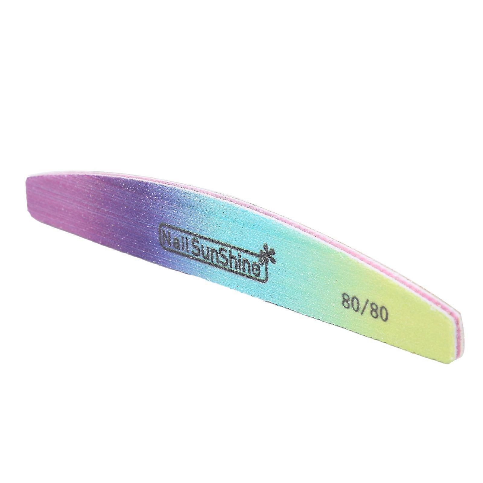 Professional Nail Files Washable Double Sided Nail Files Manicure Pedicure Nail Buffering Files80/80