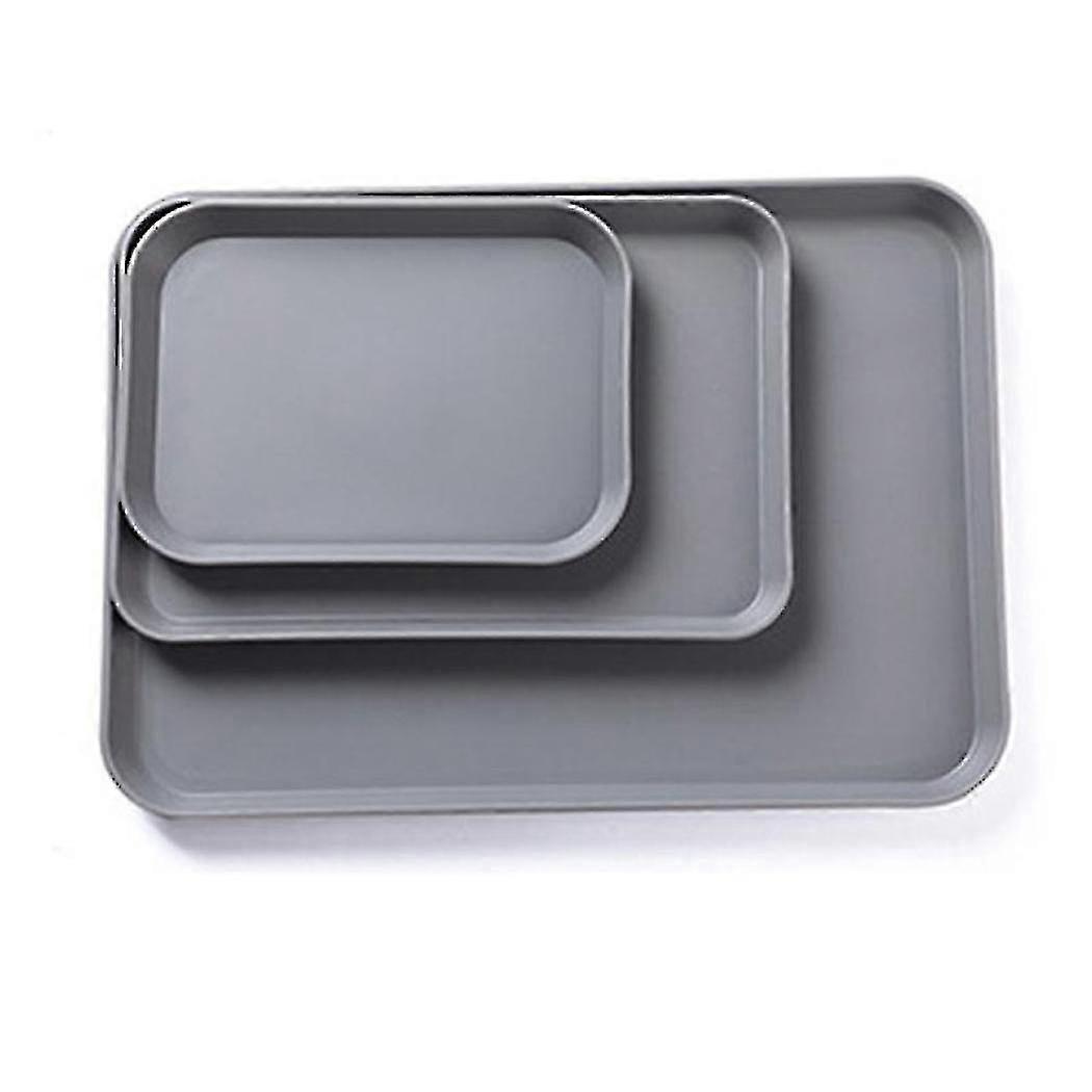 3 Pcs Creative Multi-function Rectangular Plastic Tray Storage Tray-b