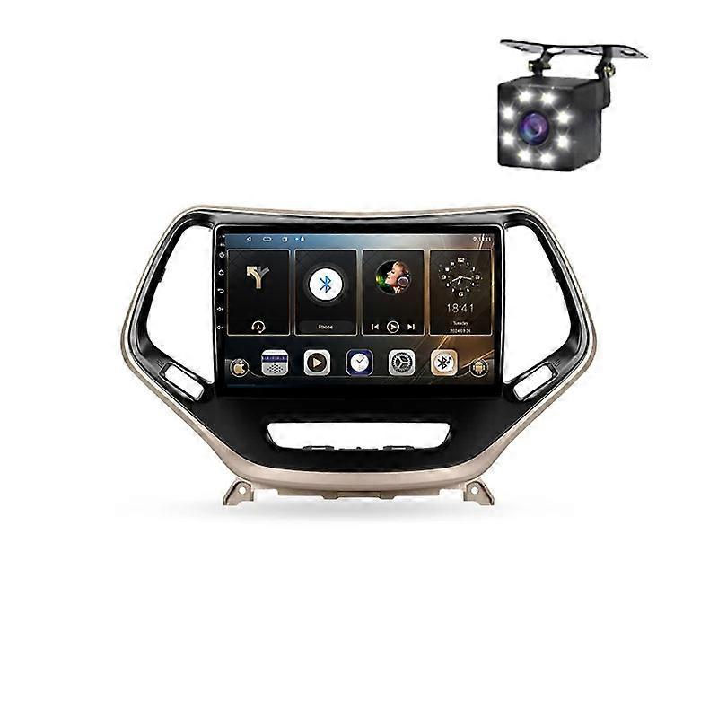 Car Radio Android 14 For Jeep Cherokee 5 KL 2014 - 2018 Auto Player Stereo