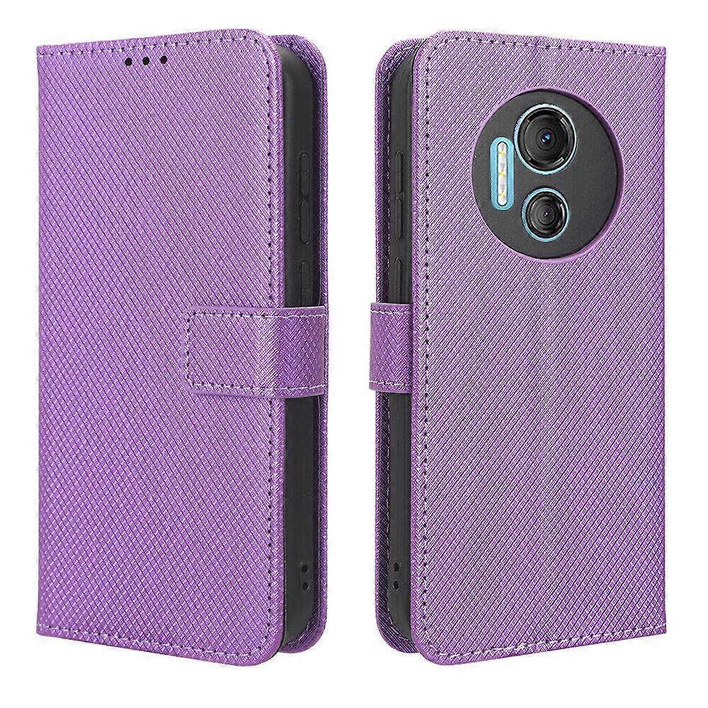 Compatible with Doogee X97 Pro Wallet Case Diamond Pattern PU Leather Cover with Magnetic Closure Card Slots