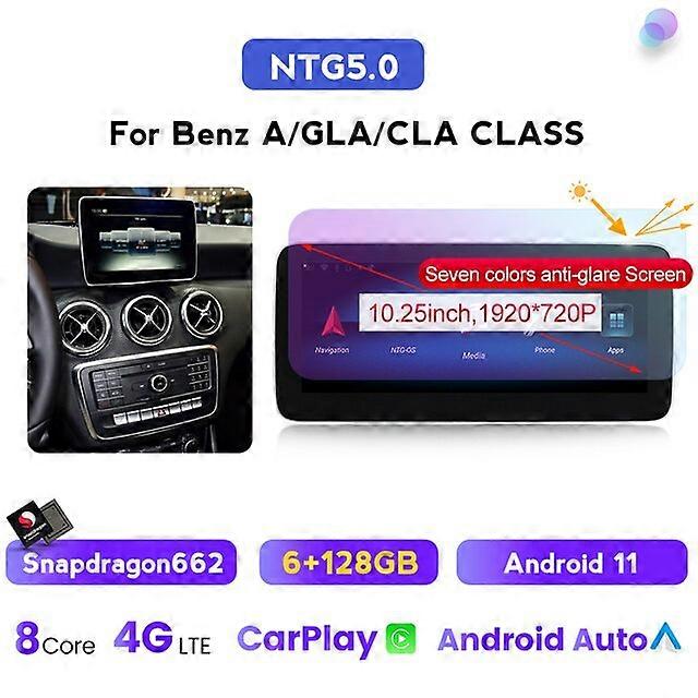 Android Car Stereo With Wireless CarPlay & Android Auto – 10.25" Touchscreen For Mercedes A-Class W176 GLA CLA (2013-2015)