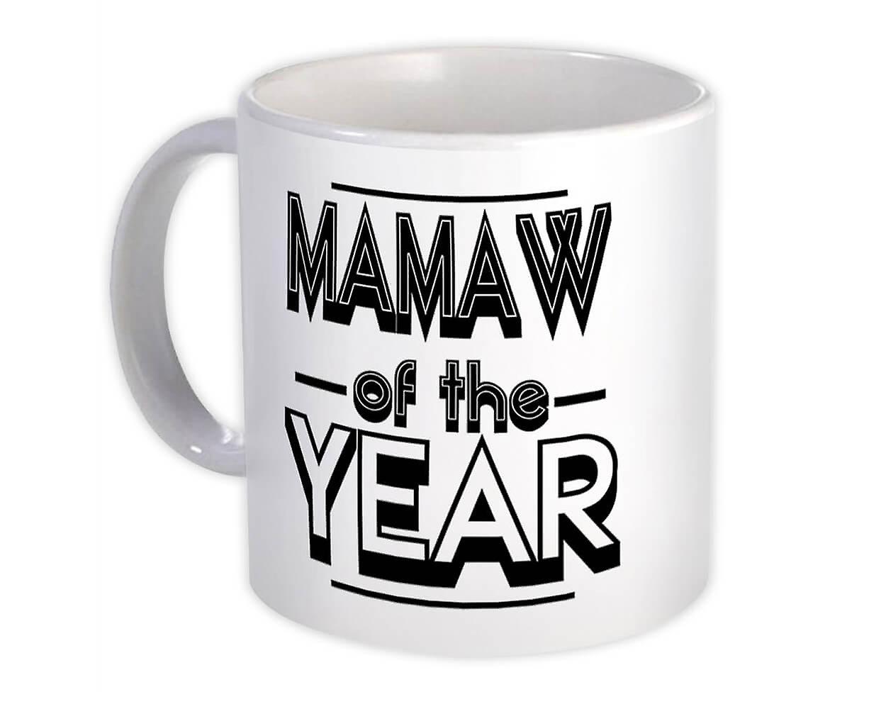 Caneca de Presente: MAMAW do Ano Natal
