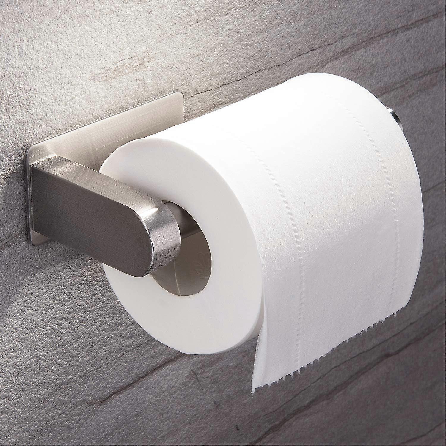 自己接着式トイレットペーパーホルダー - 壁に取り付けられたステンレス鋼ロールホルダー