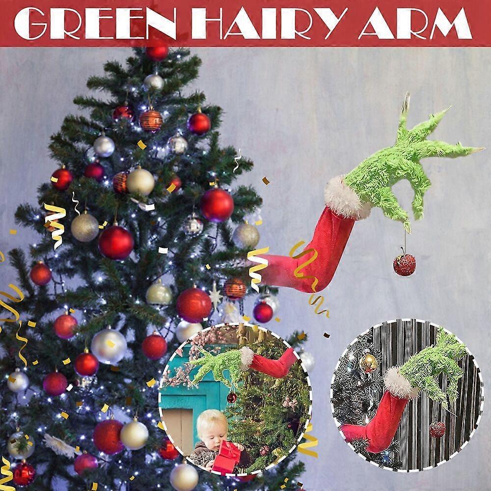 Grinch Decor for Christmas Tree.Grinch Topper Christmas Decoration for Xmas Tree