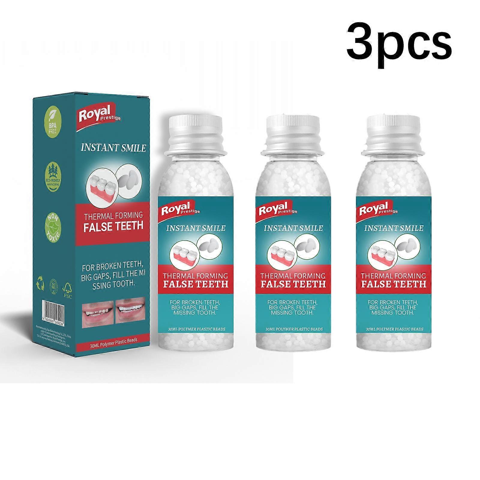 Plast Solid Bitring Vampyr Protes Fyllningsmaterial Protes Lim Lim 30ML (3 stycken)