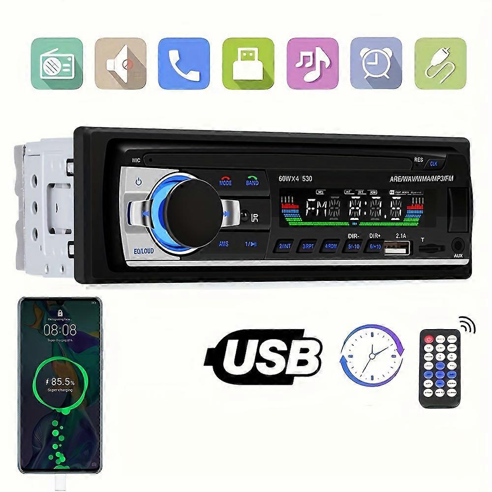 1DIN Car Radio Stereo With Remote Control Digital BT Audio Music Stereo 12V Car Radio MP3 Player Support USB/SD/AUX-IN