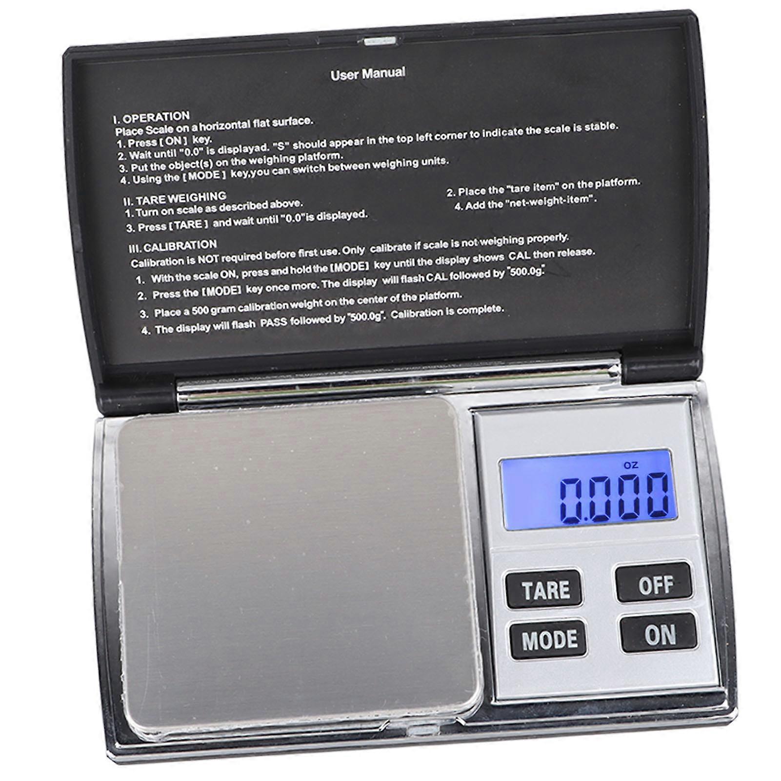 Mini Digital Jewelry Scale High Accuracy Portable Electronic Gram Scale with LCD Display
