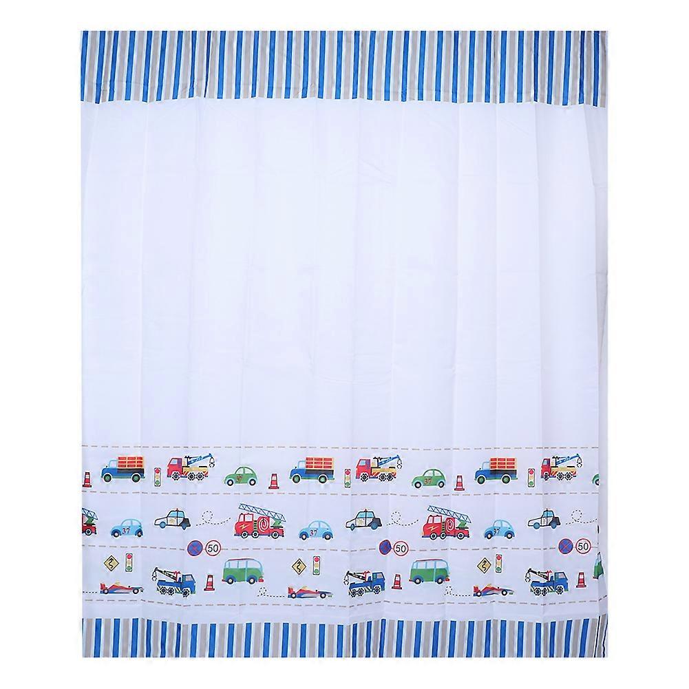 Cartoon Pattern Waterproof Polyester Shower Curtain - Cute Design Mildew Proof (180x180cm)