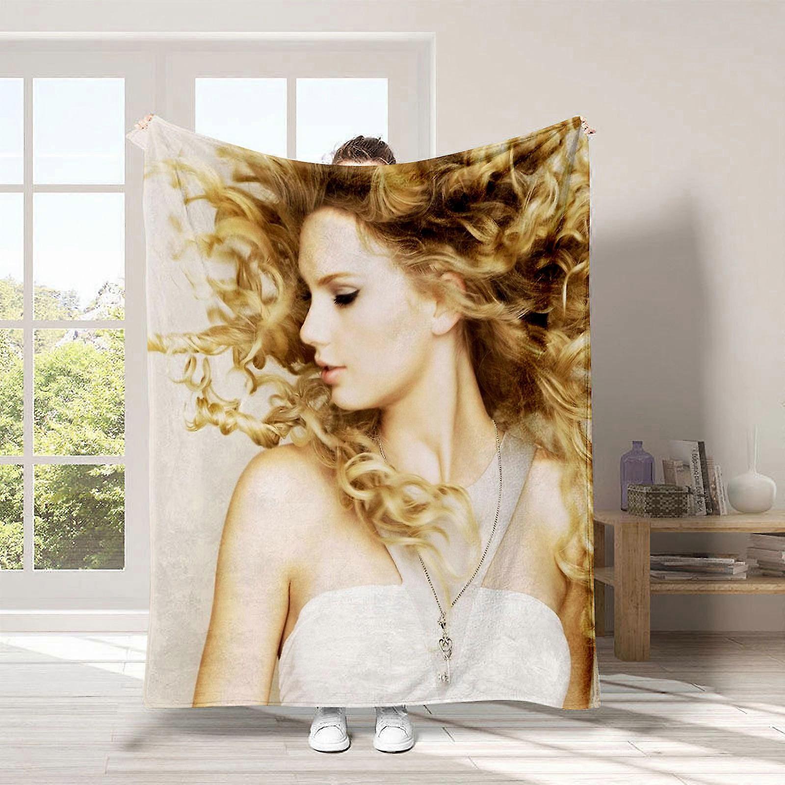 Novinka Taylor Swift TaylorSwift deka Taylor Swift obklopujúca hrubá flanelová deka na zdriemnutie MT14