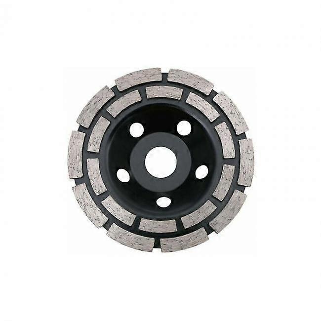 Diamond Disc, Concrete Grinding Diamond 125 x 22.2 mm Double Row, Universal Diamond Grinding Wheel for Sanding Concrete, Stone, Granite Screed, Masonr