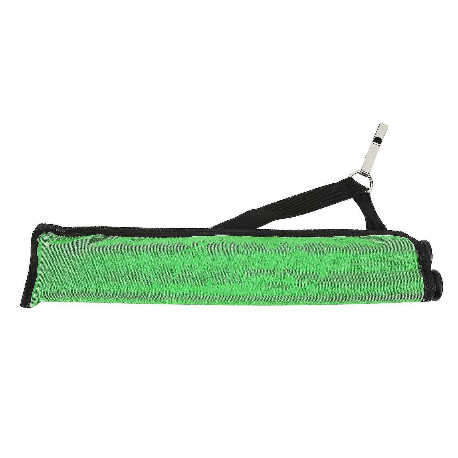 Archery Quiver Holder - Waist Hanged, Green Oxford Cloth, Two Arrow Tubes - Ideal for Bow Hunting and Target Practicing