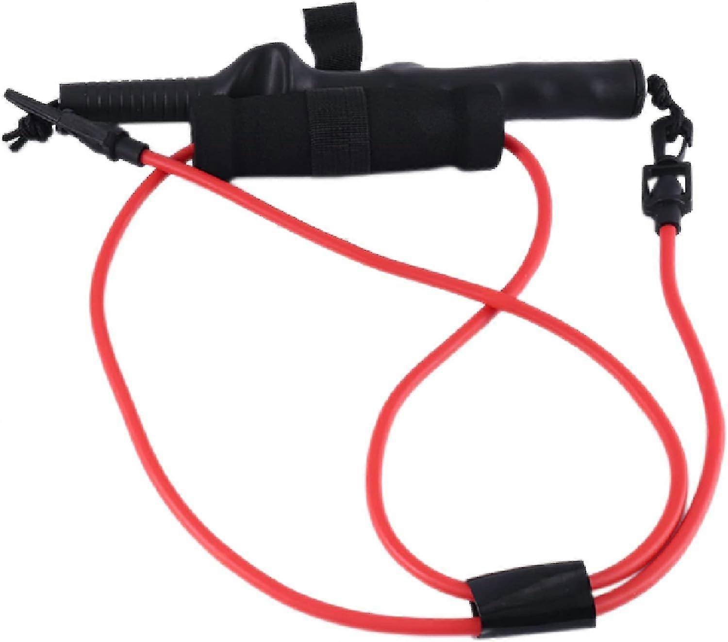 Golf Swing Trainer Tension Strap - Lightweight Multipurpose Pull for Golf Training Aids (Black)