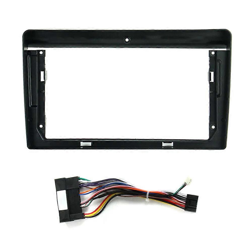 Car Accessoires 2 Din 9 Inch Radio Fascia DVD GPS MP5 Panel Frame for Hyundai Azera 2008+ Dashboard Mount Kits