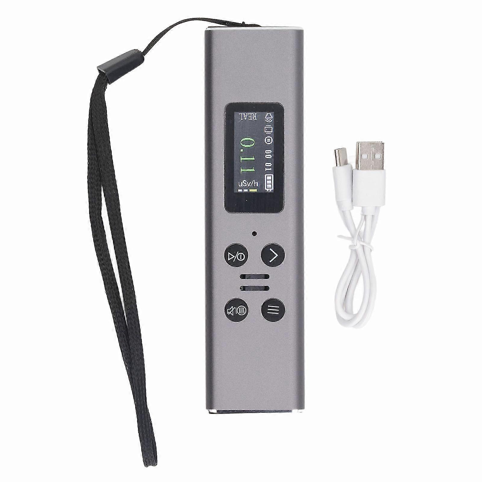 Nuclear Radiation Detector Geiger Counter - Handheld, Safety Alarm, X Ray, TFT Display