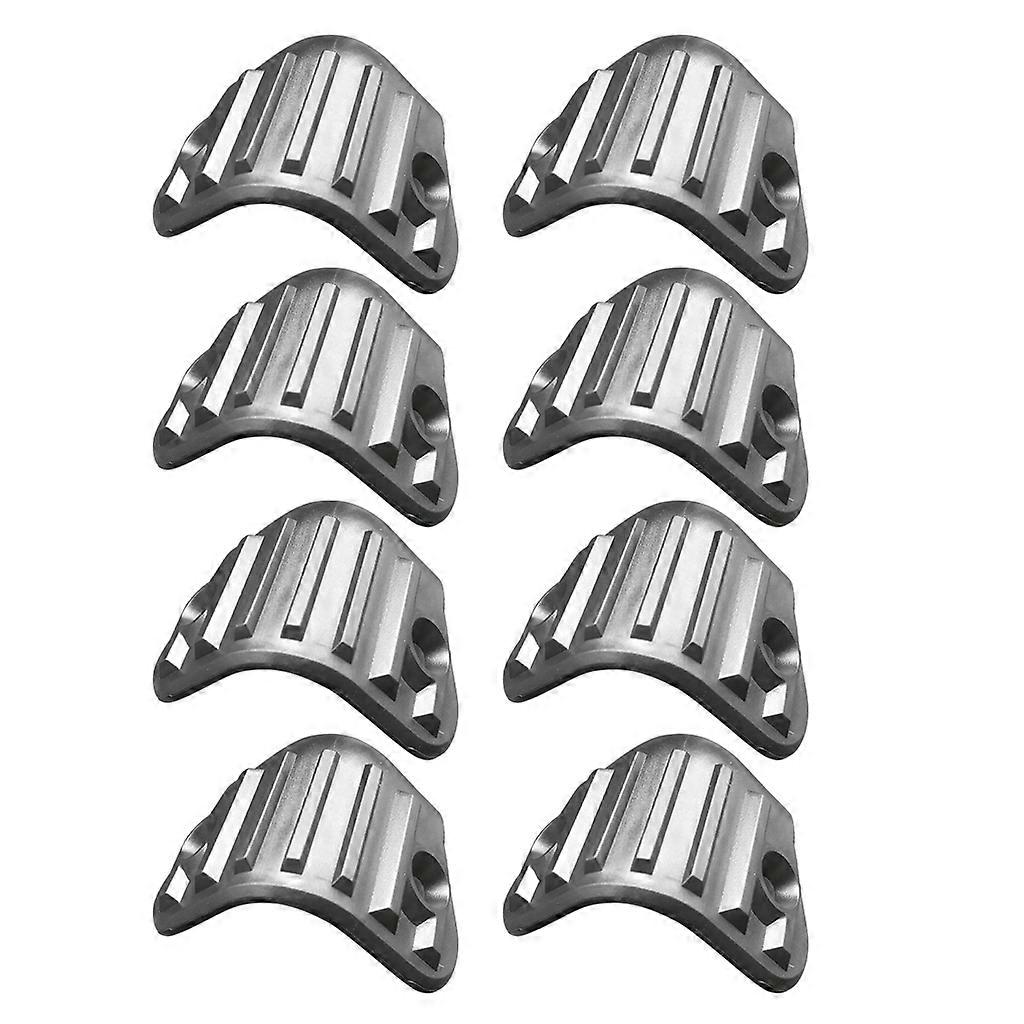 8Pcs Black Plastic Guitar AMP Speaker Cabinet for Case Corner Right Angle Protec