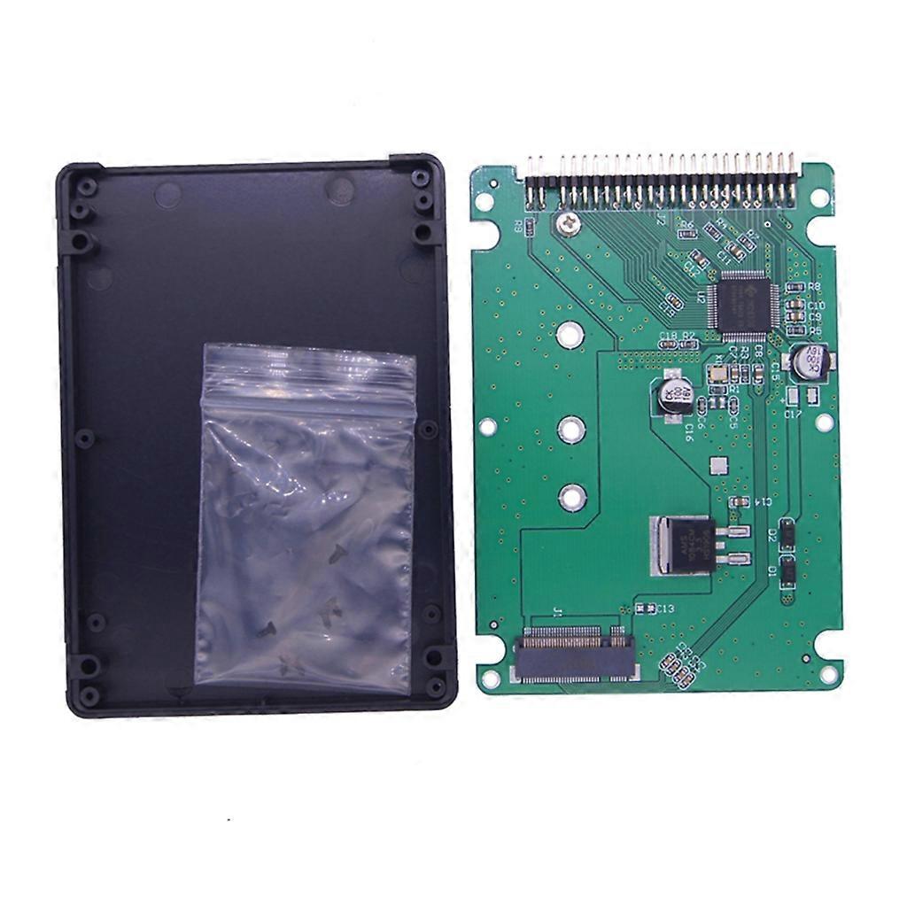 44Pin mSATA to 2.5" IDE HDD SSD Adapter mSATA to PATA Converter Card and Box