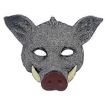 3d מציאותי חזיר בר מסכת פנים pu קצף חזיר כיסוי פנים להתלבש המפלגה חיה קוספליי רייב מסכה ליל כל הקדושים נשף מסכות מסיבת אביזרים היטב.