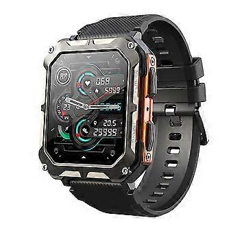 C20pro Reloj Inteligente Hombre Deporte Smartwatch Ip68 Impermeable Bluetooth Llamada 35 Días Naranja