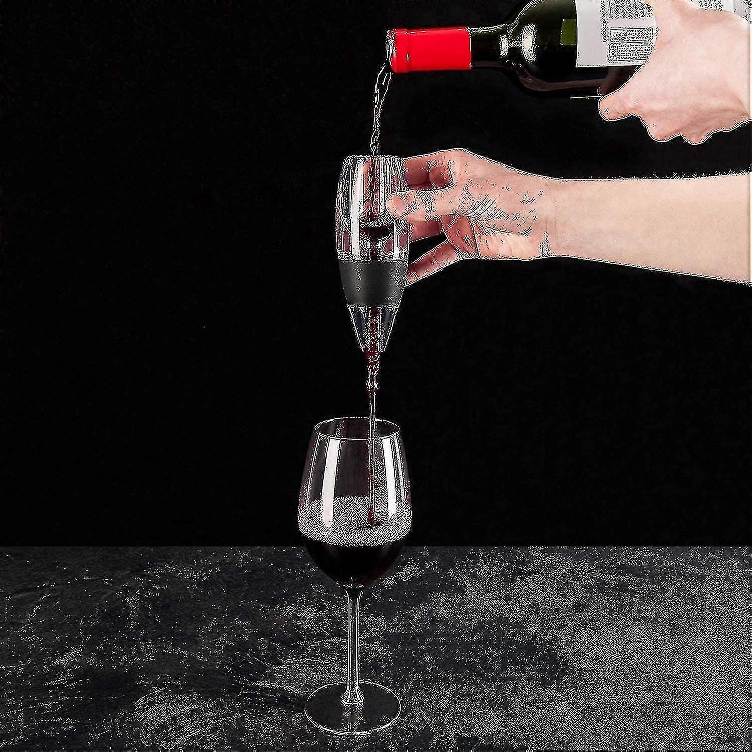 Wine Decanter Pourers And Filters With Display