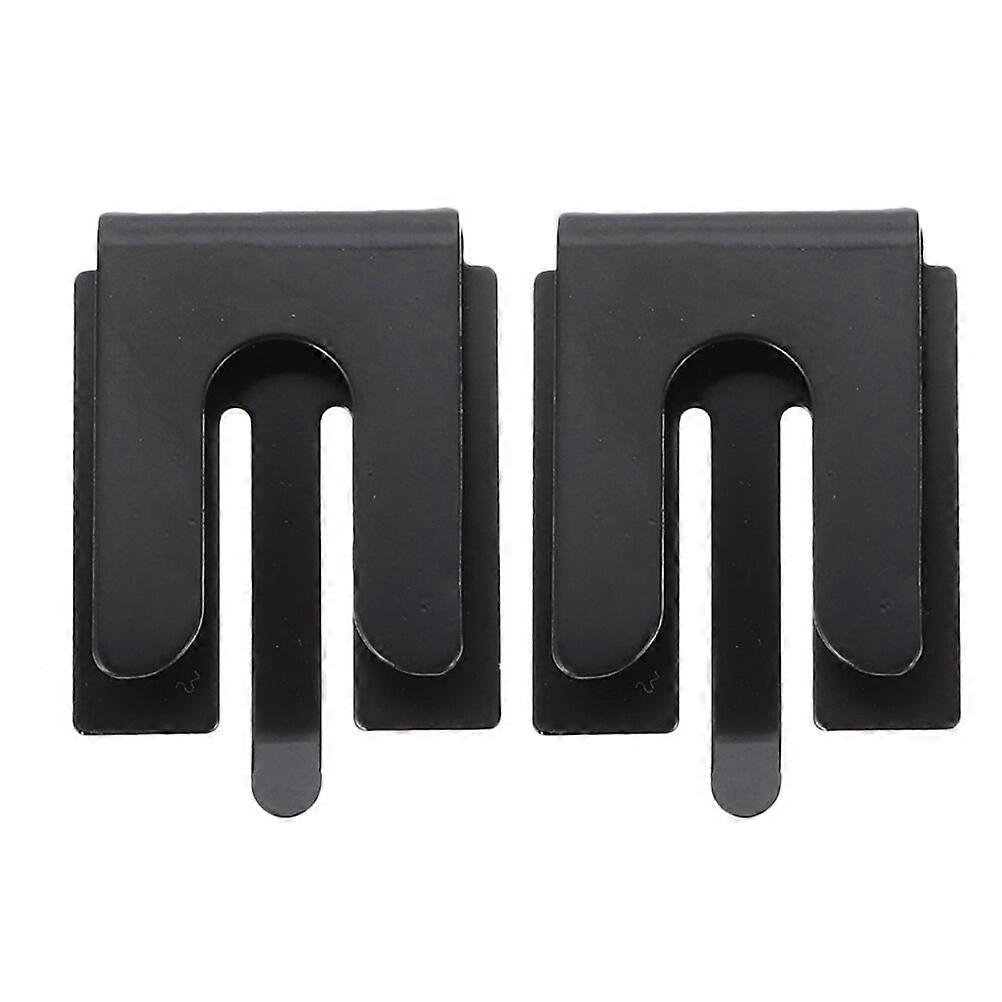 2pcs CB Radio Mount Mobile Radio Support Microphone Accrocher Clip Iron Hook